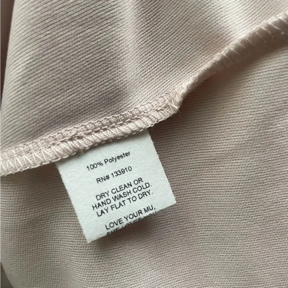 Show Me Your Mumu Jenn Chiffon Maxi Gown Dusty Pink V-Neck Flowing Dress M - Picture 10 of 10